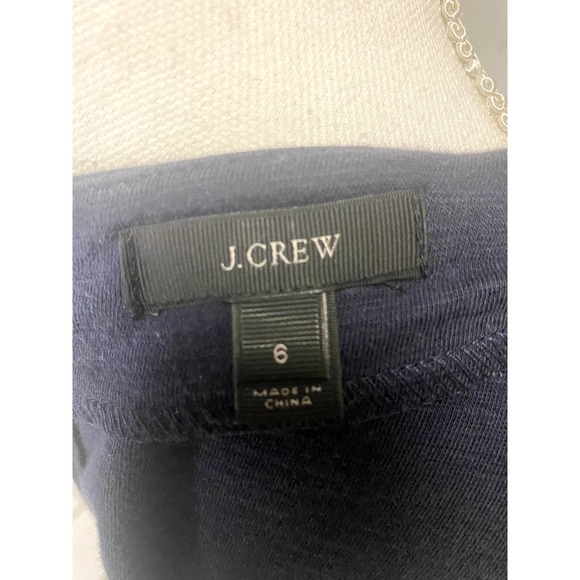 J. Crew Navy Blue And White Dress - Picture 2 of 4